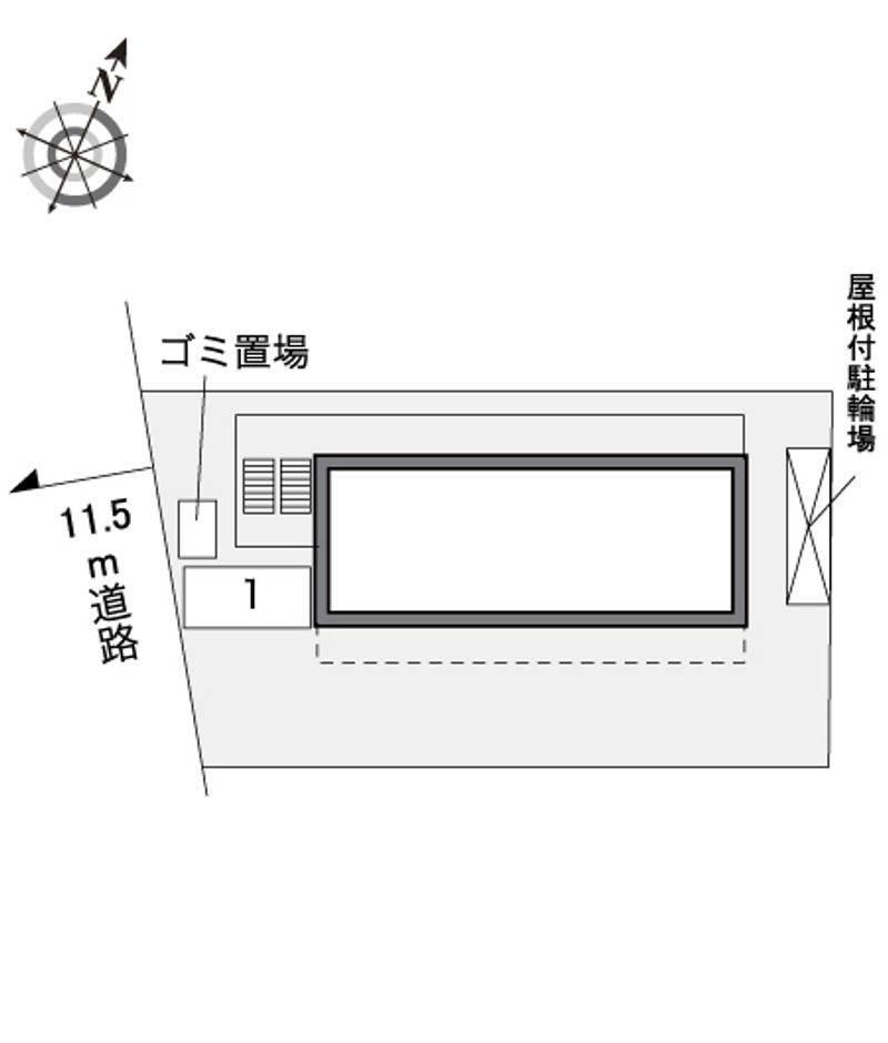 レオパレスルーメン 配置図
