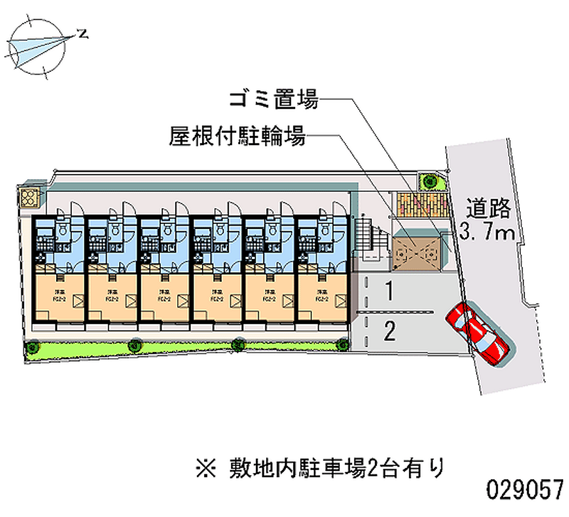 29057 Monthly parking lot