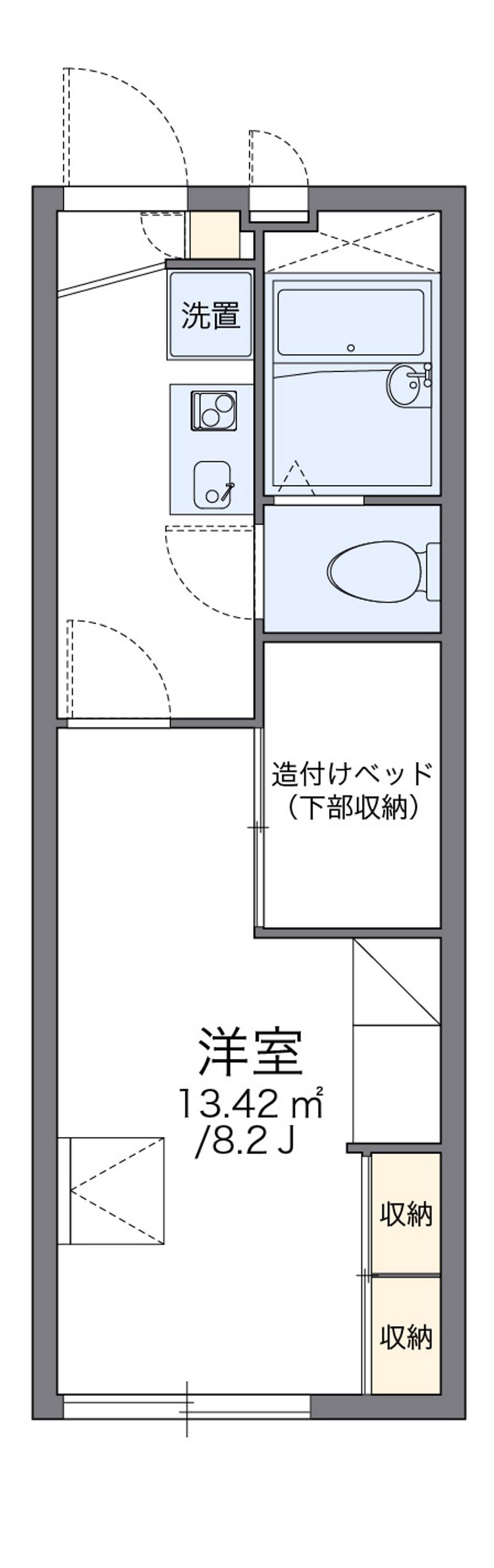 レオパレスエタップ 間取図