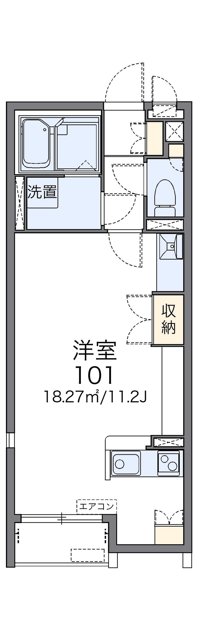 レオネクストパークビュー 間取図