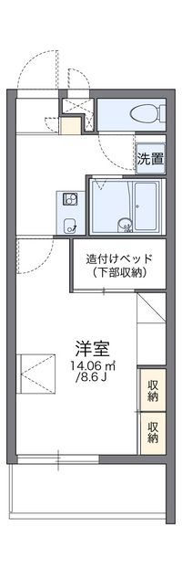 レオパレスアデッソⅠ 間取り図