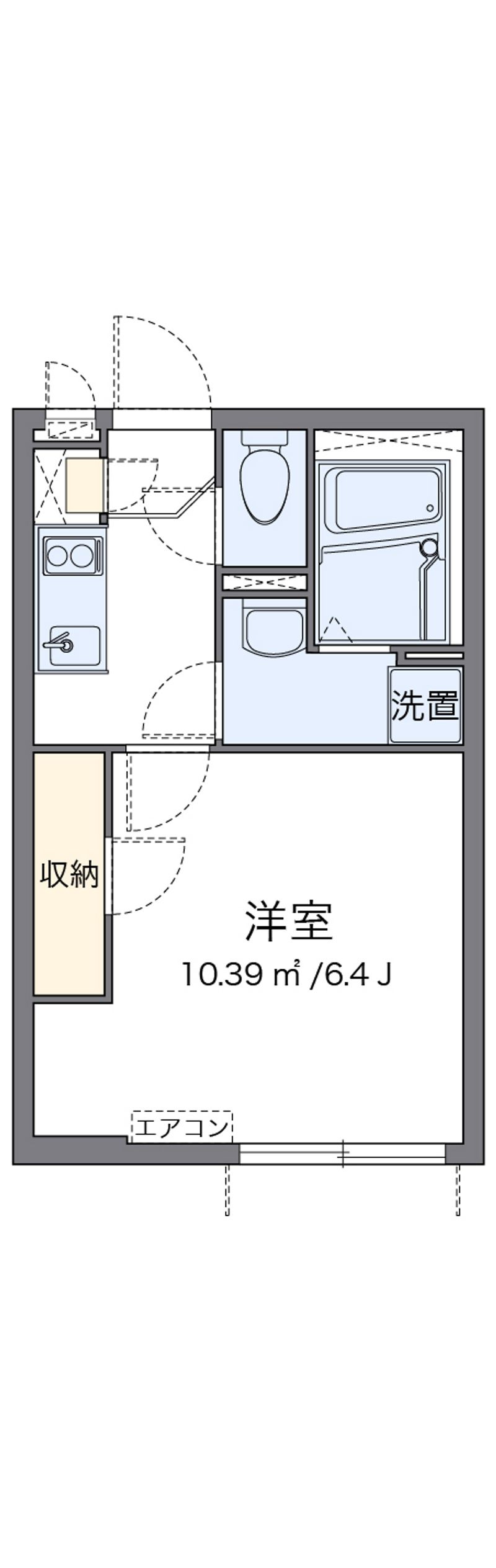 クレイノｋｅｙａｋｉⅢ 間取図