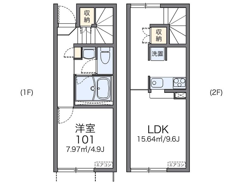 レオネクストハピネス 間取図