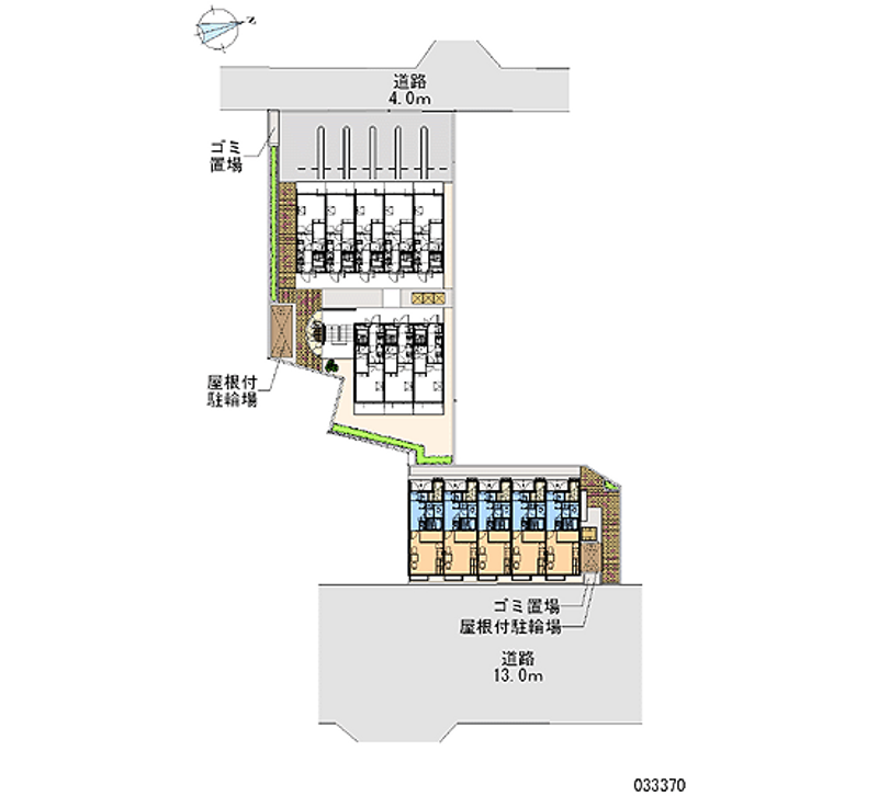 レオパレス野立 区画図
