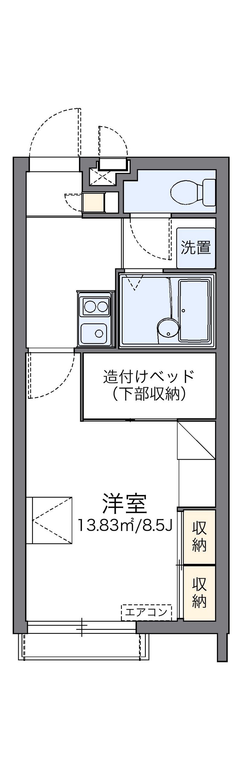 レオパレスかりゆし 間取り