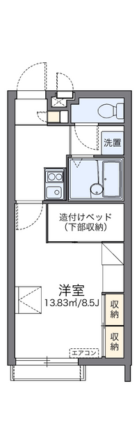 レオパレスかりゆし 間取り図