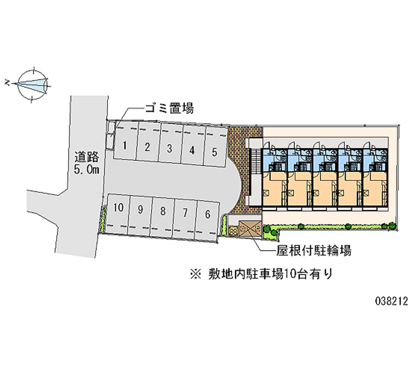 レオパレス小路口本町Ⅱ 月極駐車場