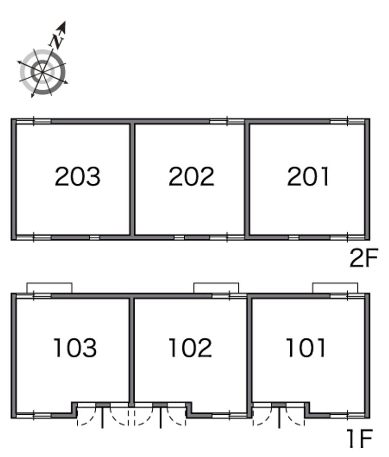 レオネクストアーミリージュ 間取り配置図