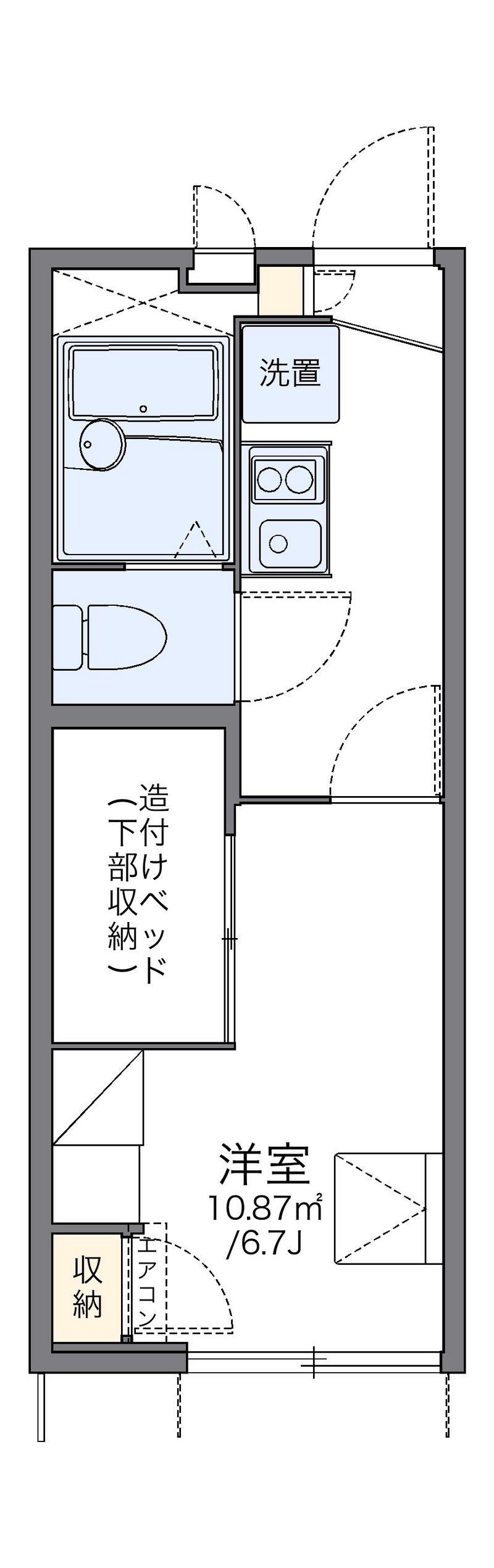 レオパレスＢＥＬＬ　ＮＩＣＥ 間取図