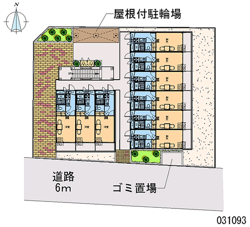 レオパレスアビタシオン 区画図