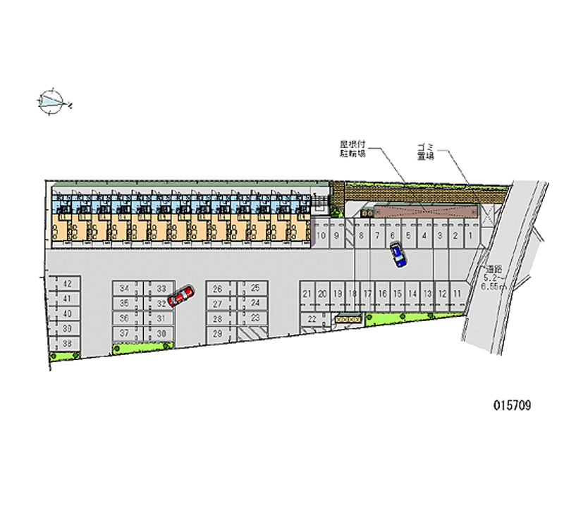 レオパレスＩＢ 月極駐車場