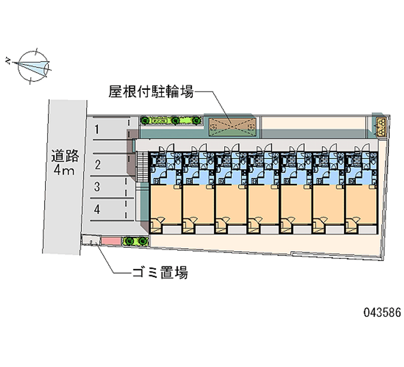 43586 bãi đậu xe hàng tháng