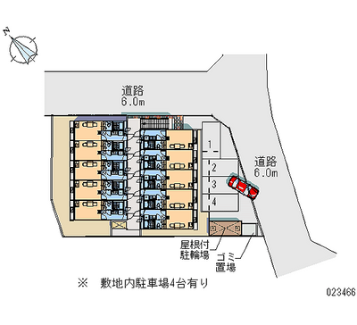 23466 Monthly parking lot