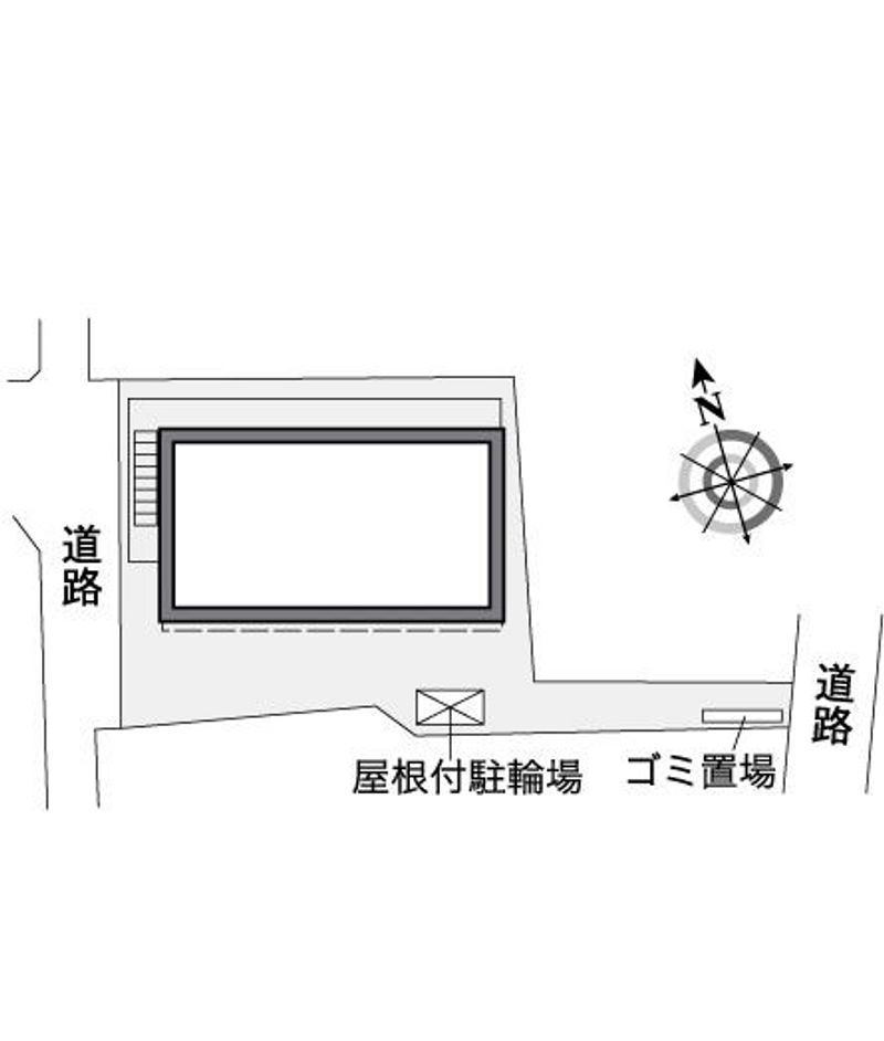 レオパレス小路ＫＢＴ 配置図