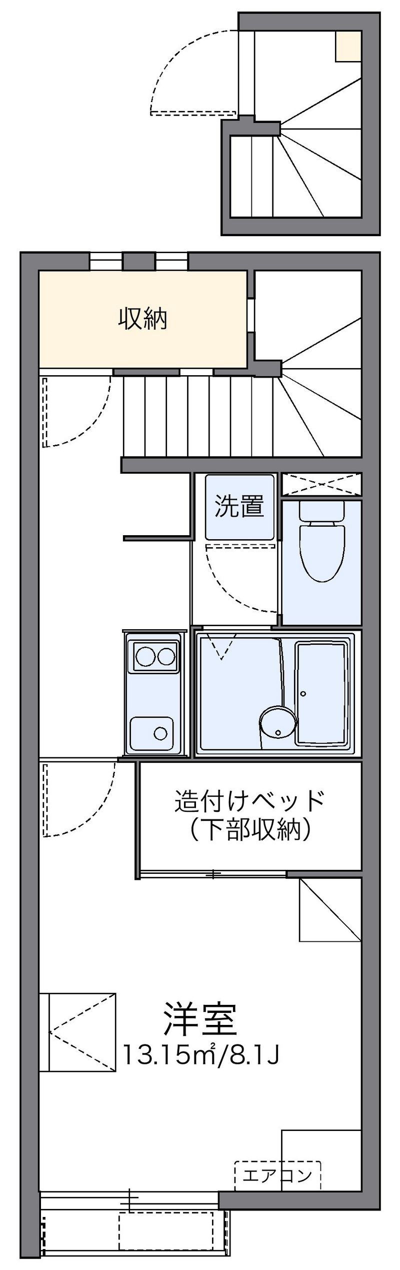 レオネクストＲ＆ＡⅡ 間取図