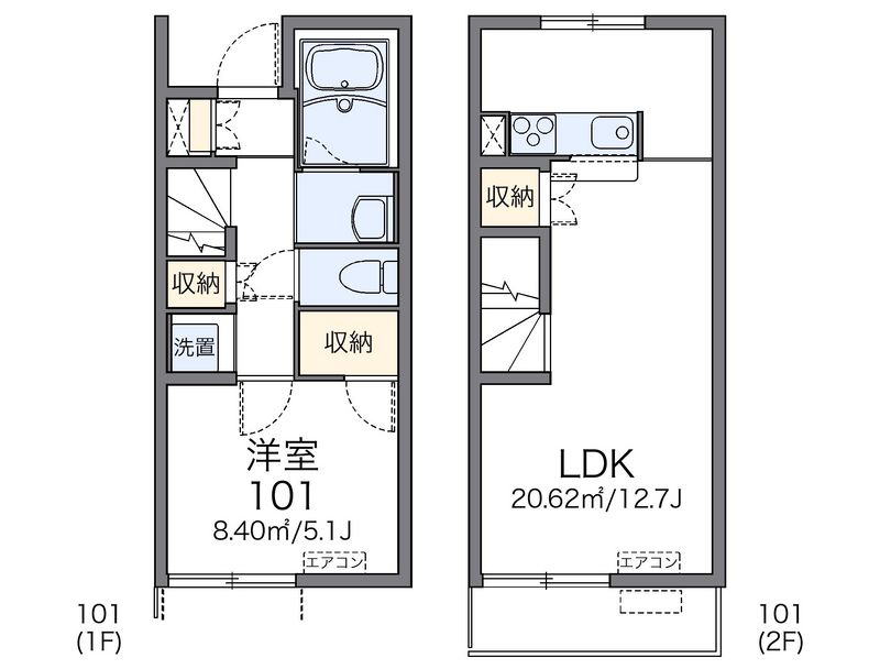 レオネクストＦＣブラボーＢ 間取図