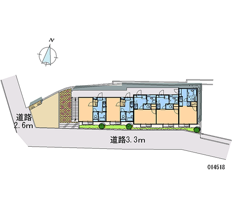 レオパレスＲ＆Ｓ 区画図