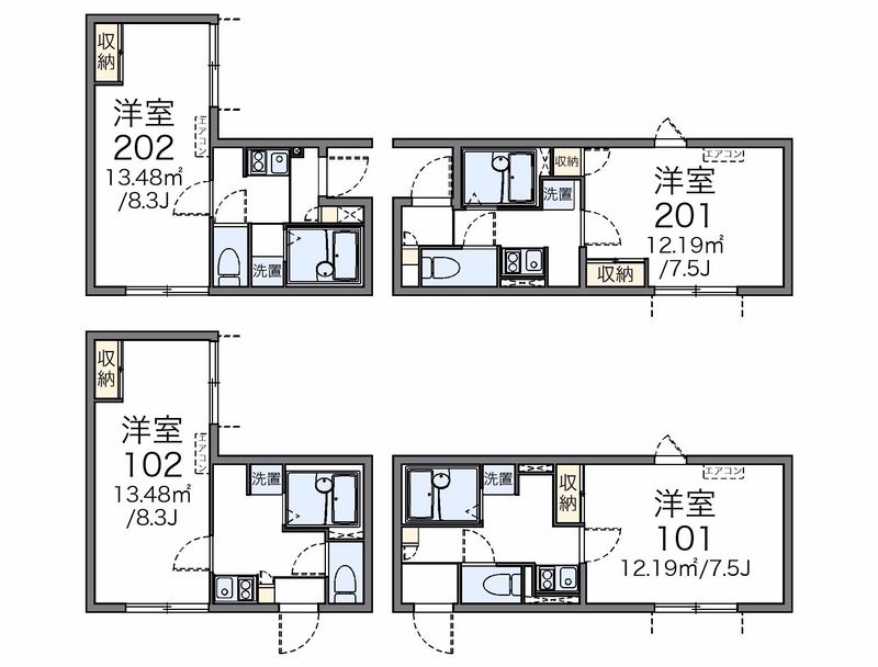 レオネクスト杉山Ⅲ 間取図