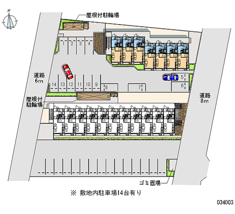 34003 Monthly parking lot