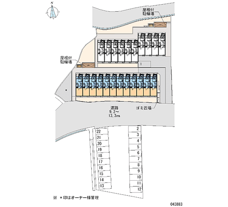 43883 bãi đậu xe hàng tháng