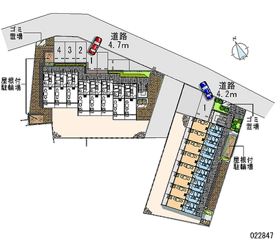 22847 Monthly parking lot