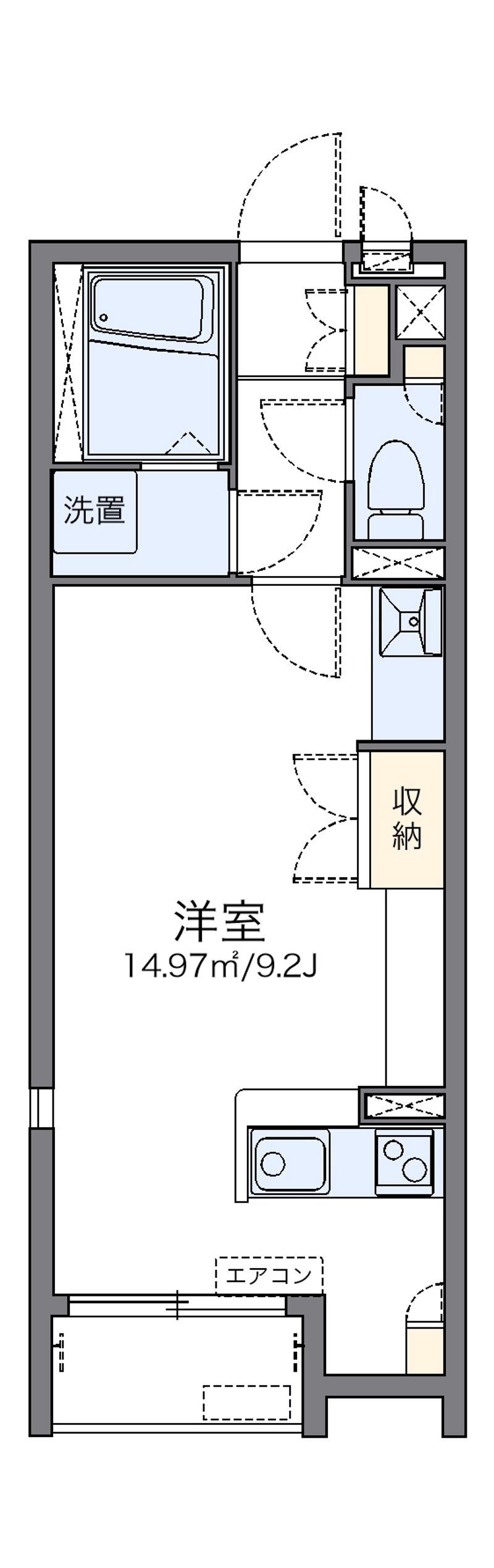 レオネクストｌｕｅⅡ 間取図