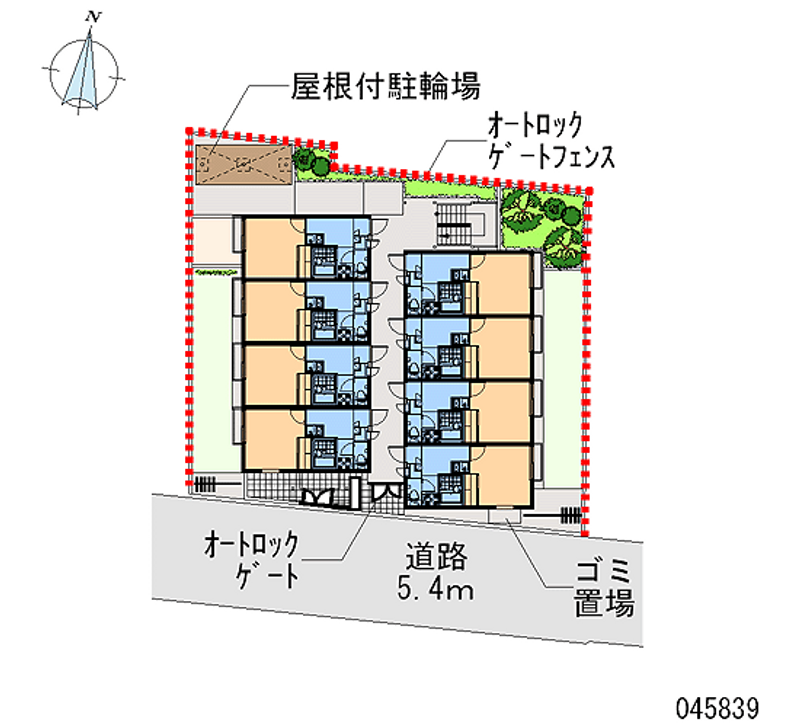 レオパレス新桜台 区画図