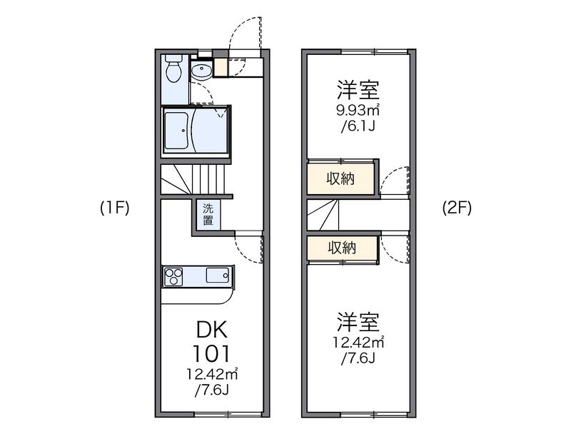 レオパレスセラフⅡ 間取図