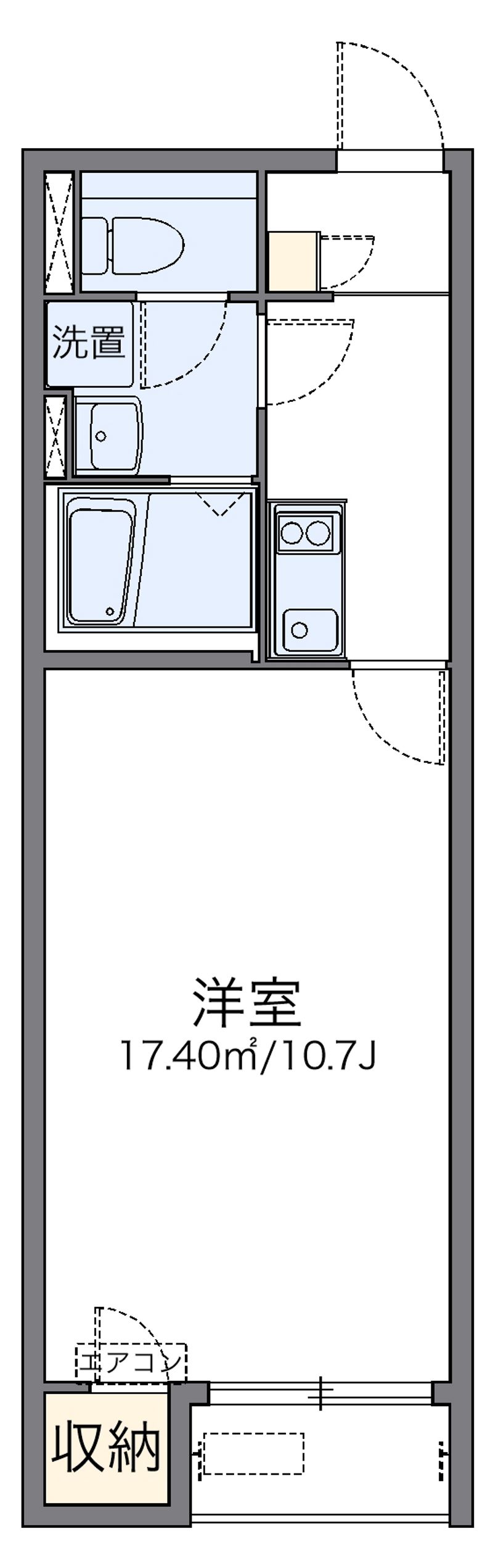 レオネクストｓｔａｇｅⅤ 間取図