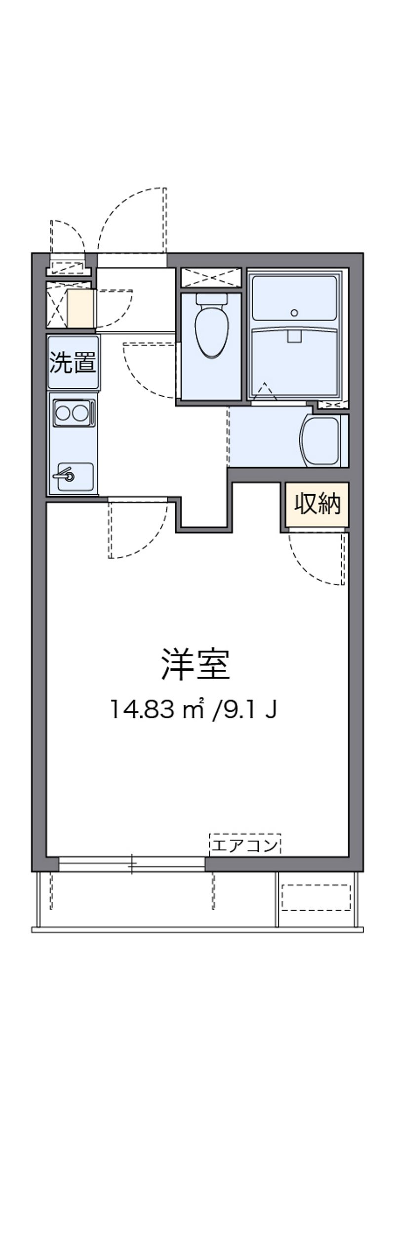 クレイノななせⅢ 間取図