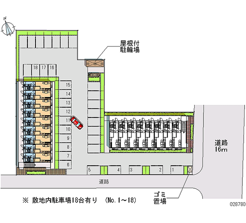 28780 bãi đậu xe hàng tháng