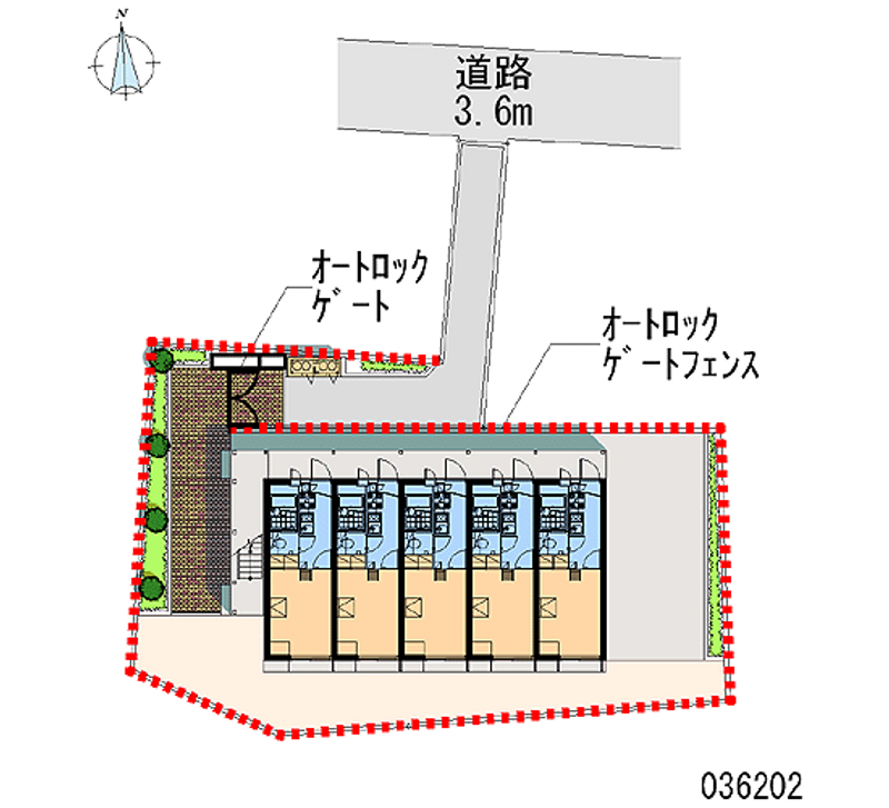 レオパレス平 区画図