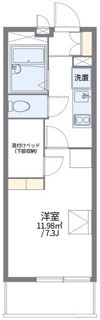 レオパレス見付山 間取り図