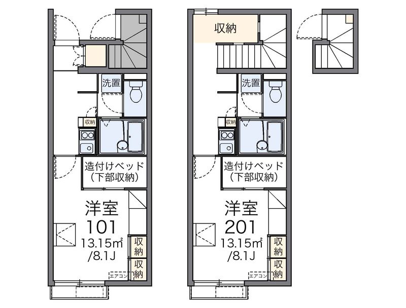 レオパレス一力 間取図