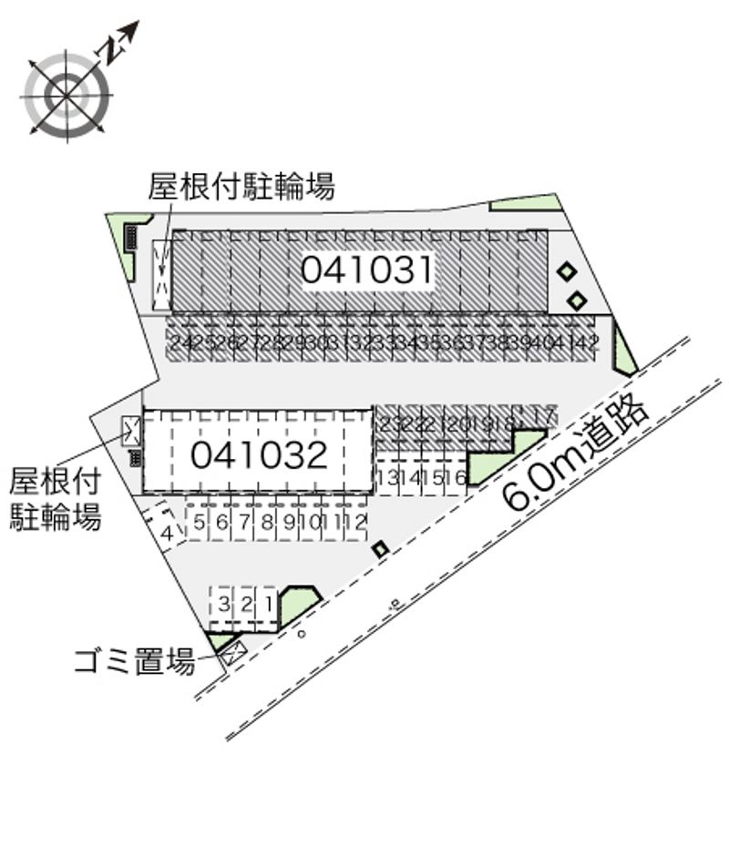 レオネクストフジヤマＡ 駐車場