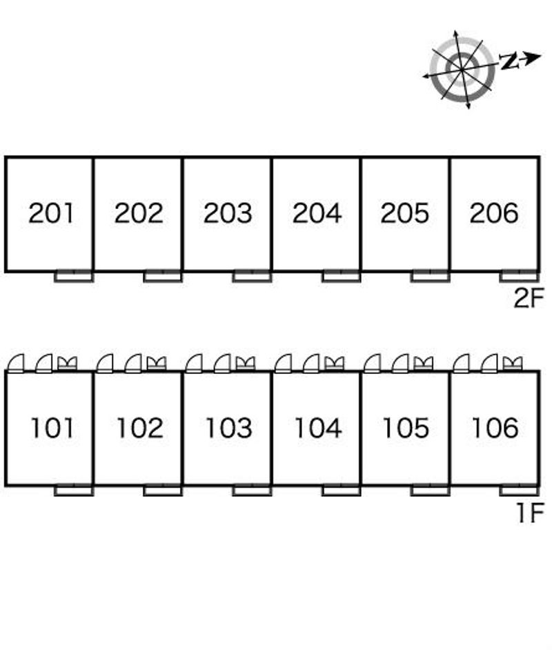 レオパレスＪｏｙ 間取配置図
