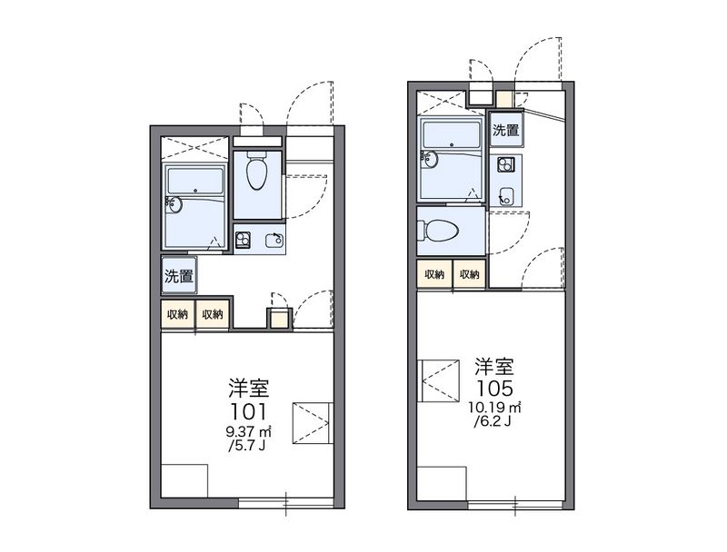 レオパレスエポカ１ 間取図