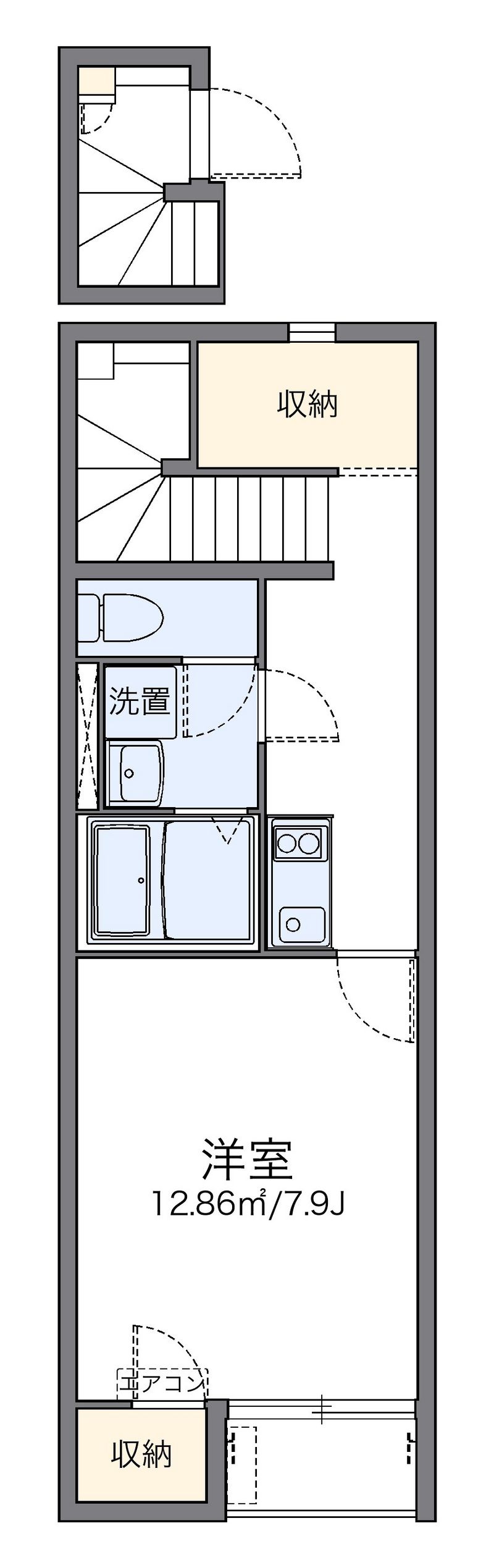 レオネクスト六甲篠原 間取図