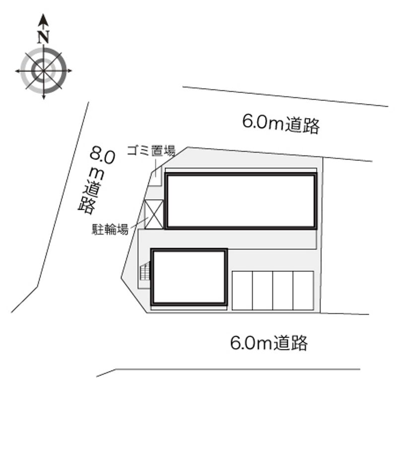 レオパレスエクセルライフ 配置図