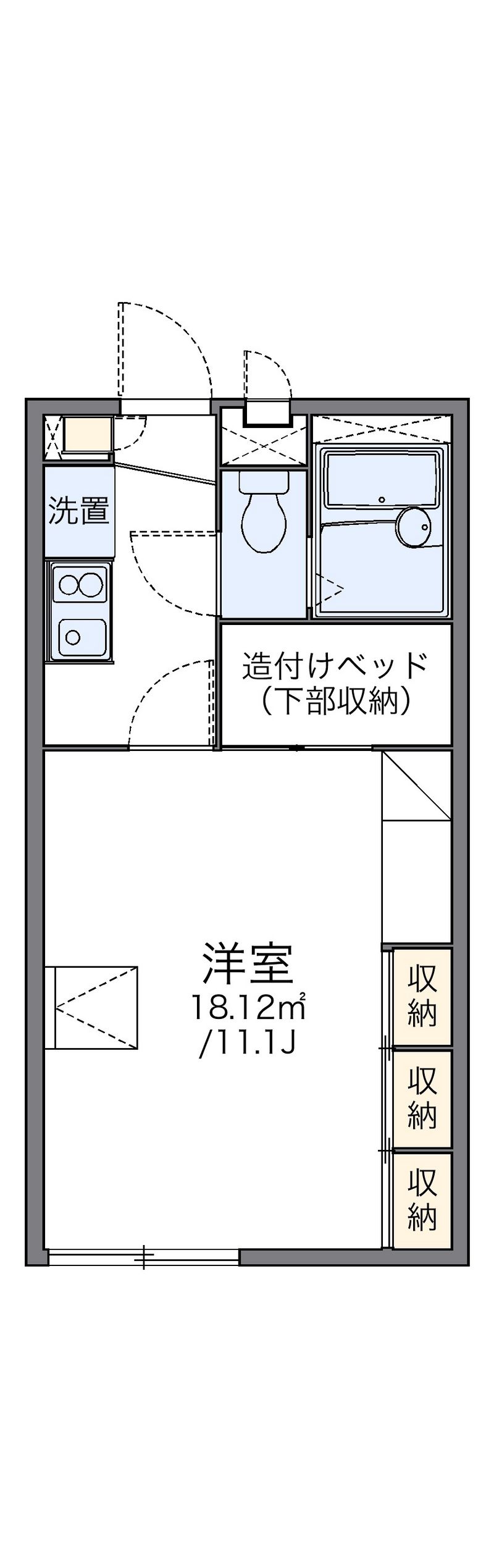 レオパレスＳＫＹ 間取図
