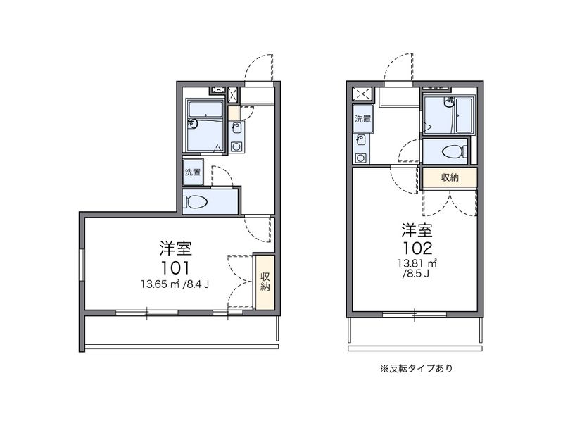 レオパレス大陽弐番館 間取図