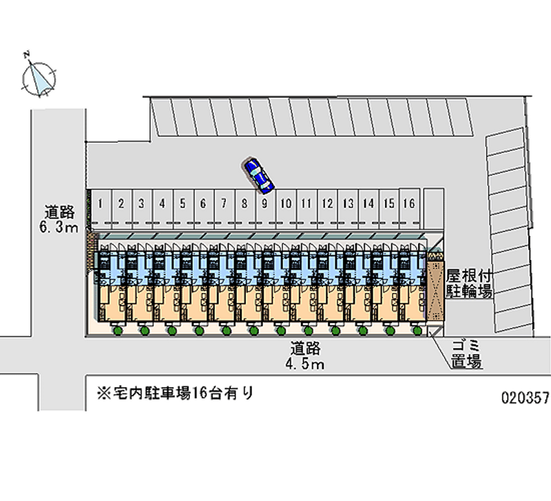 20357 bãi đậu xe hàng tháng