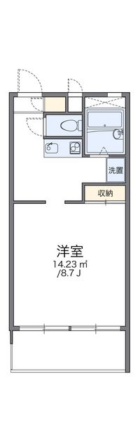 レオパレス井野 間取り図