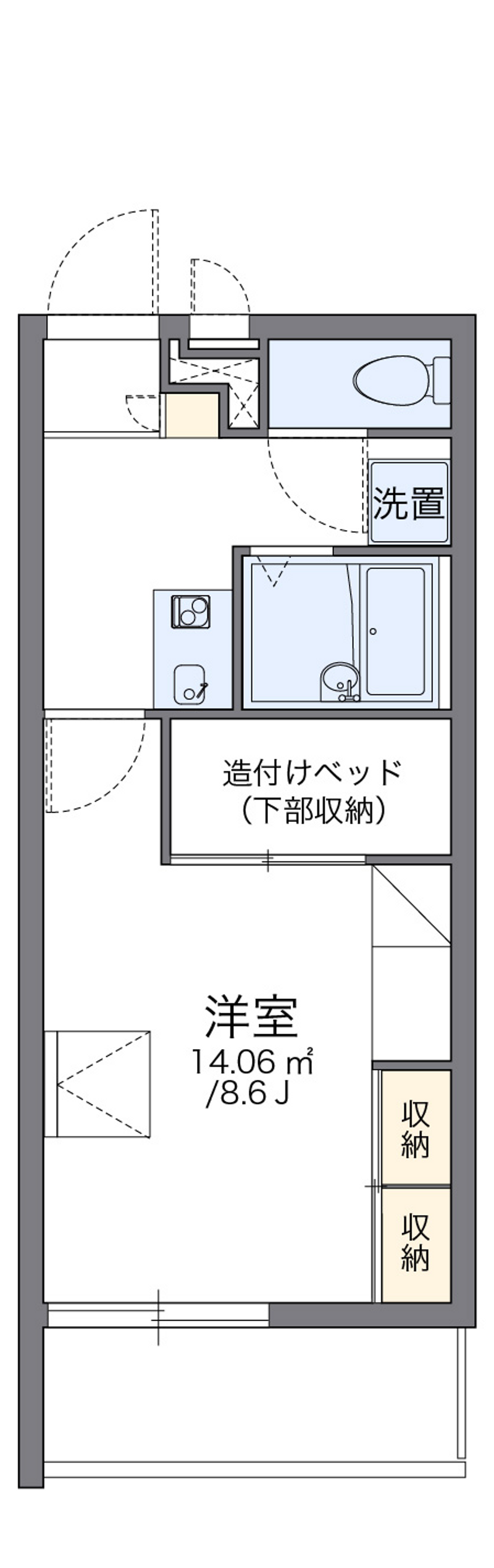 レオパレス北新 間取り