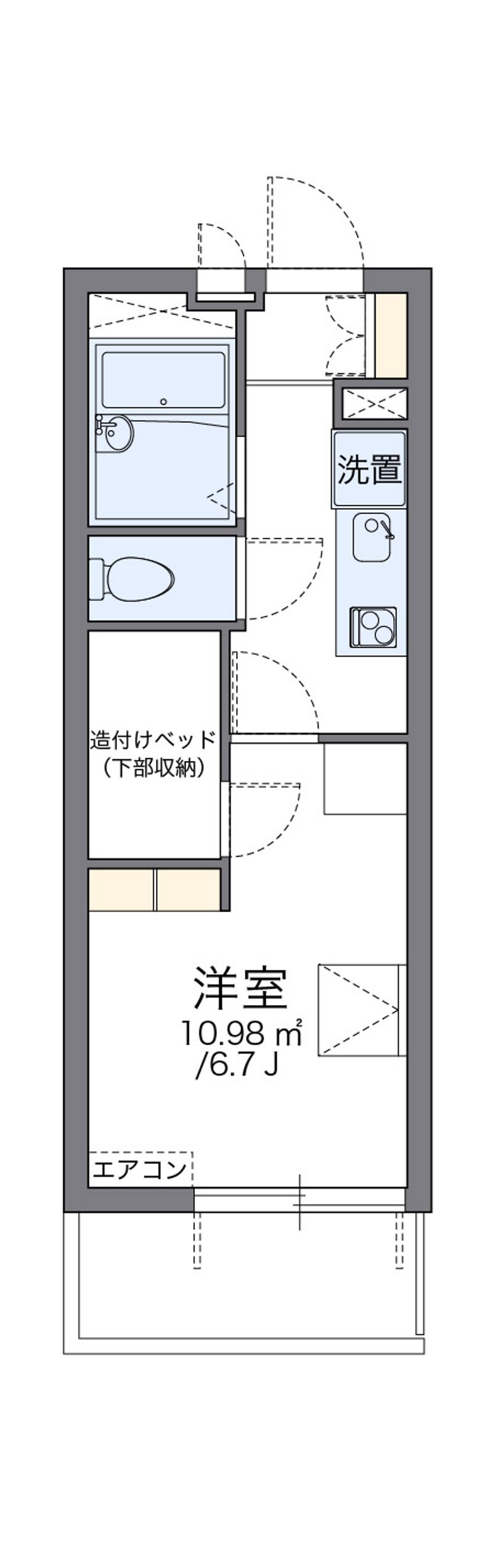 レオパレスＴＮ弐番館 間取図