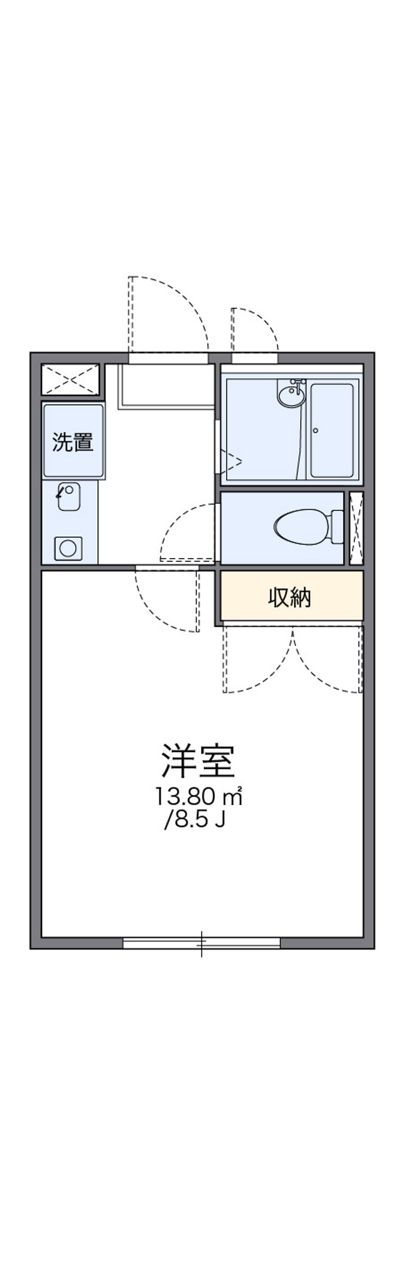 レオパレスＭＡＥＤＡ 間取図
