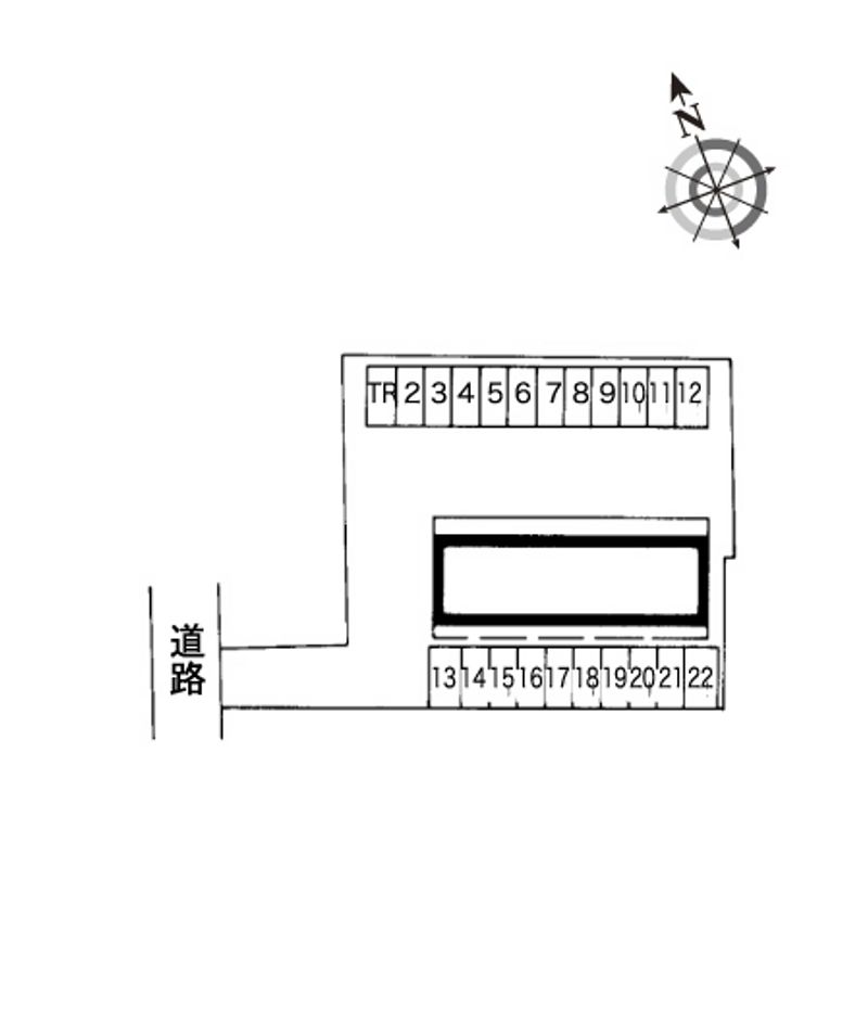 レオパレススズキ 配置図