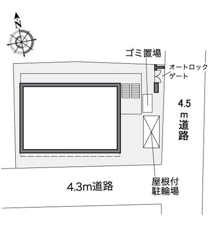レオパレス洛 配置図