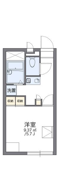 レオパレスフォレスト２１ 間取り図