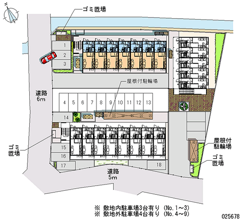 25678 Monthly parking lot